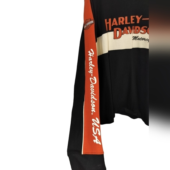 M332) RARE 2005 Harley Davidson Embroidery Long Sleeve Sweatshirt Size 2XL - Picture 4 of 10